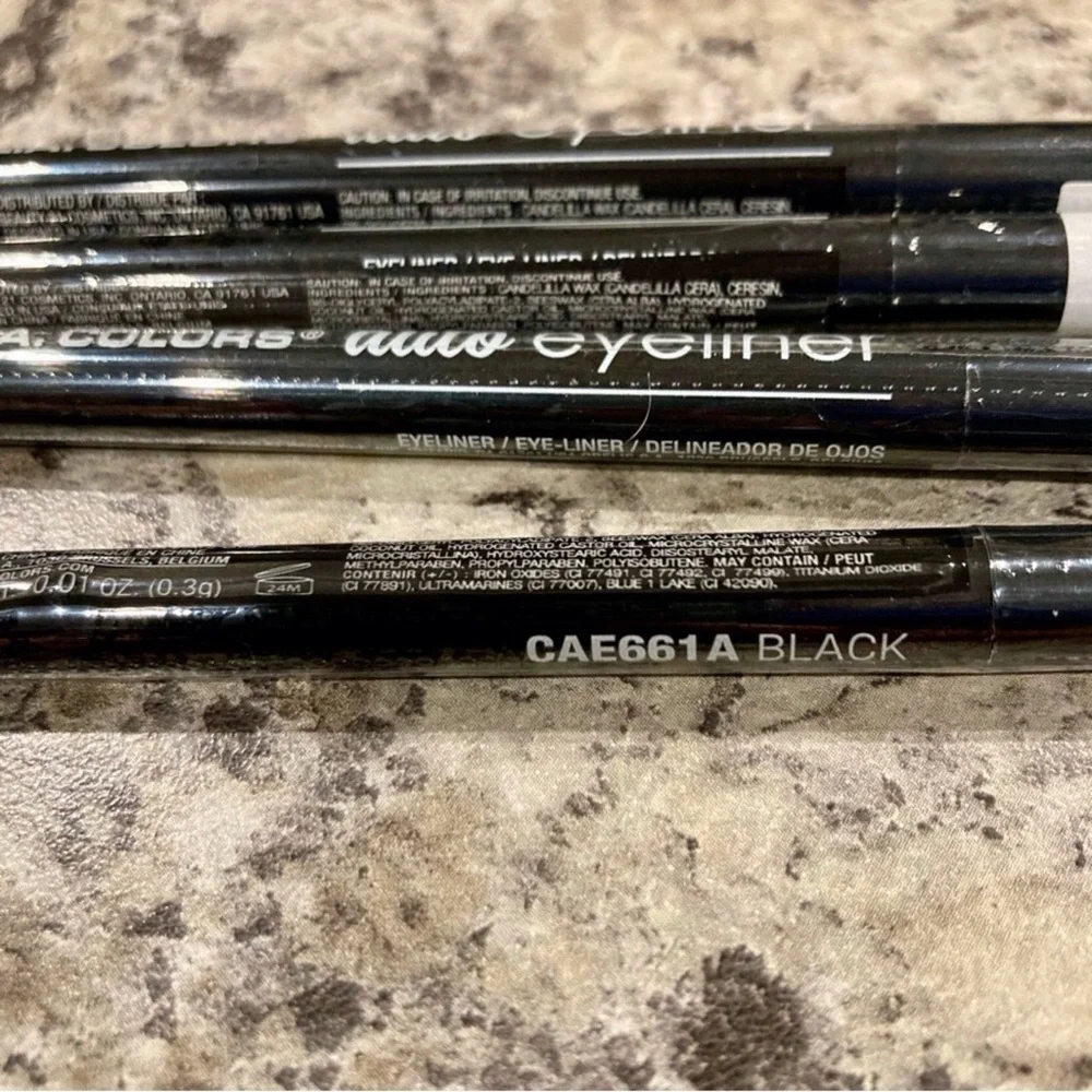 L.A Colors Black Auto Eyeliner 4pcs